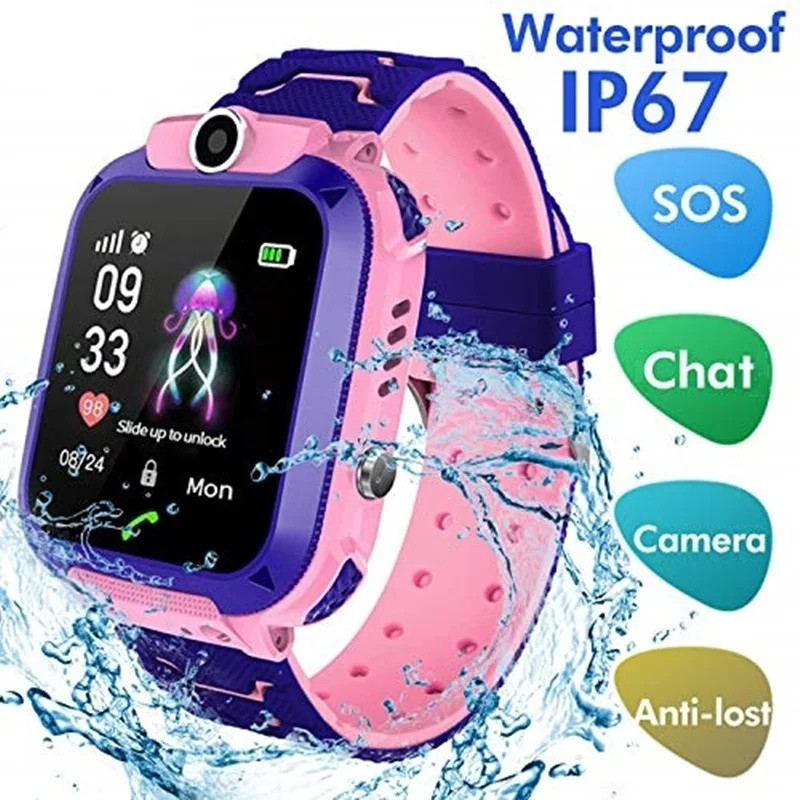 Smartwatch Digital Watches For Girls - 2G Çocuklar akıllı saat Acil Durum