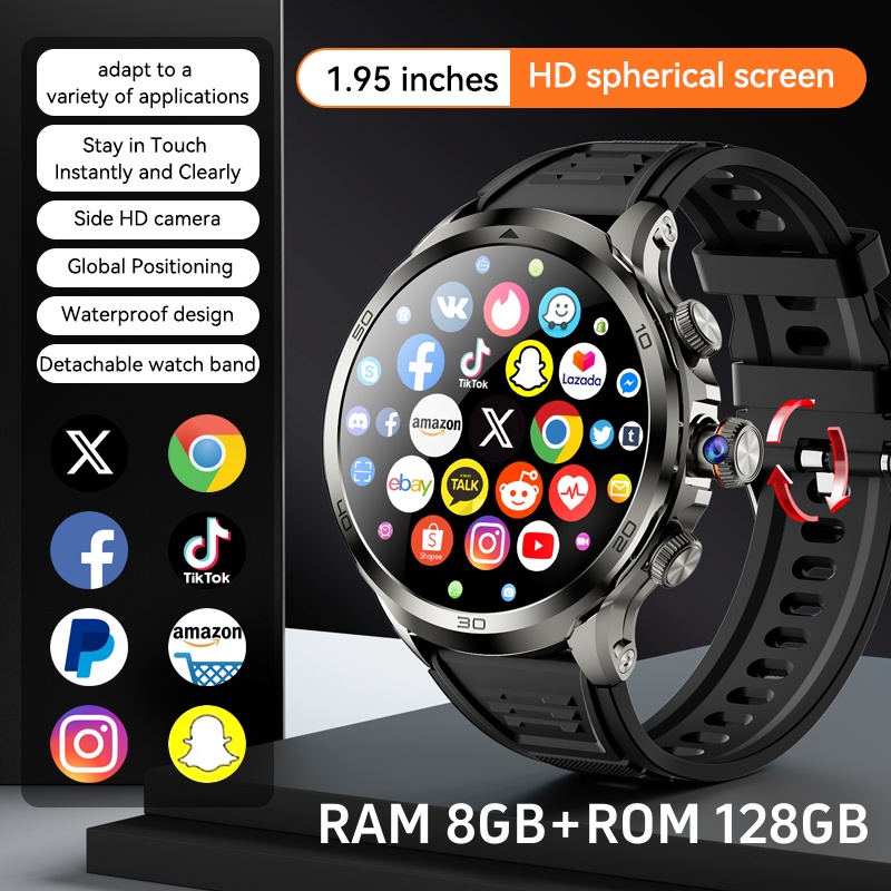Heart Rate Gps Watch - Orijinal H19 Akıllı Saat Android 10.0