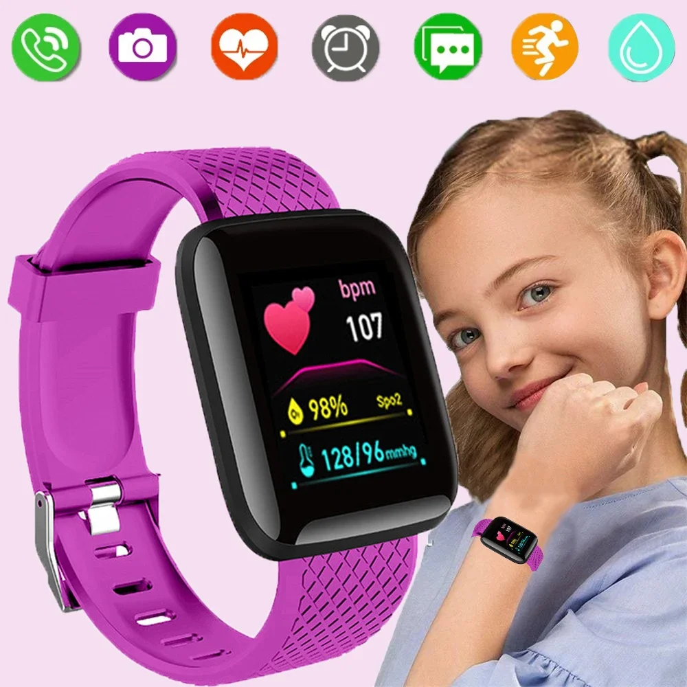 Smartwatch Digital Watches For Girls - Çocuk akıllı saat Led dijital saat