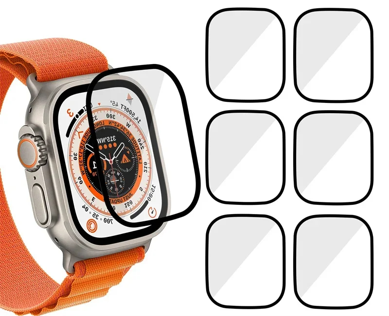 Apple Watch Band - Ekran Koruyucu 3D Temperli Cam Film
