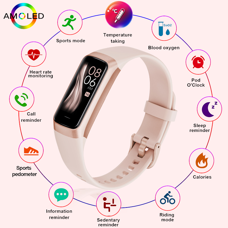 Watches Ladies Smartwatch - FOXBOX akıllı saat erkekler moda bayanlar