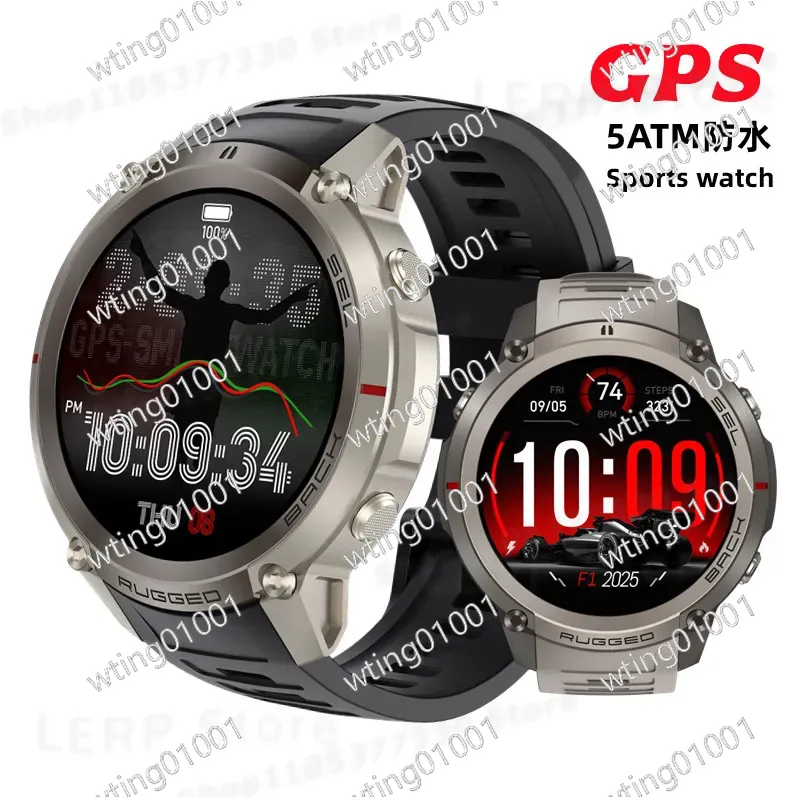 Heart Rate Gps Watch - Bluetooth Çağrı Özellikli DM59 Akıllı Saat