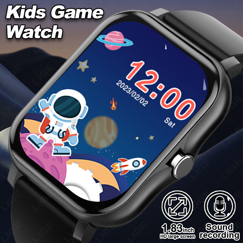 Smartwatch Digital Watches For Girls - LIGE 2025 Sesli Kitap Çocuk Smartwatch