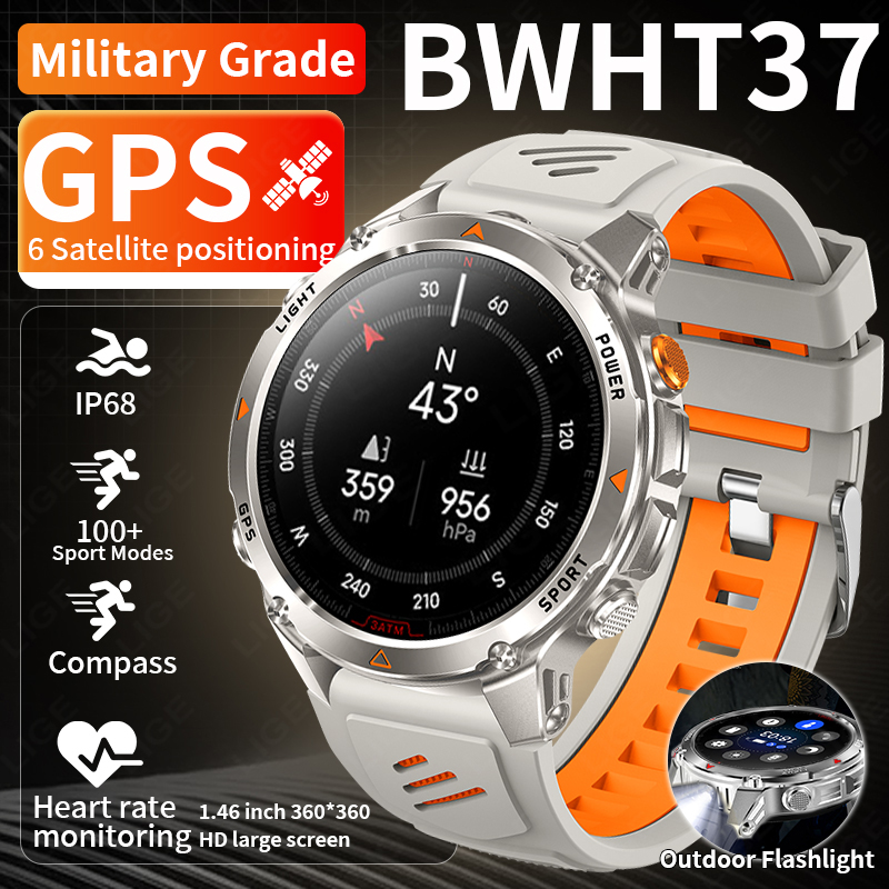 Smartwatch I Watches - LIGE Sağlam GPS Takip Akıllı Saat