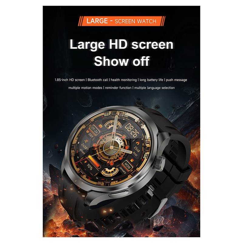 Heart Rate Gps Watch - 1.85 İnç Ultra HD Akıllı Saat