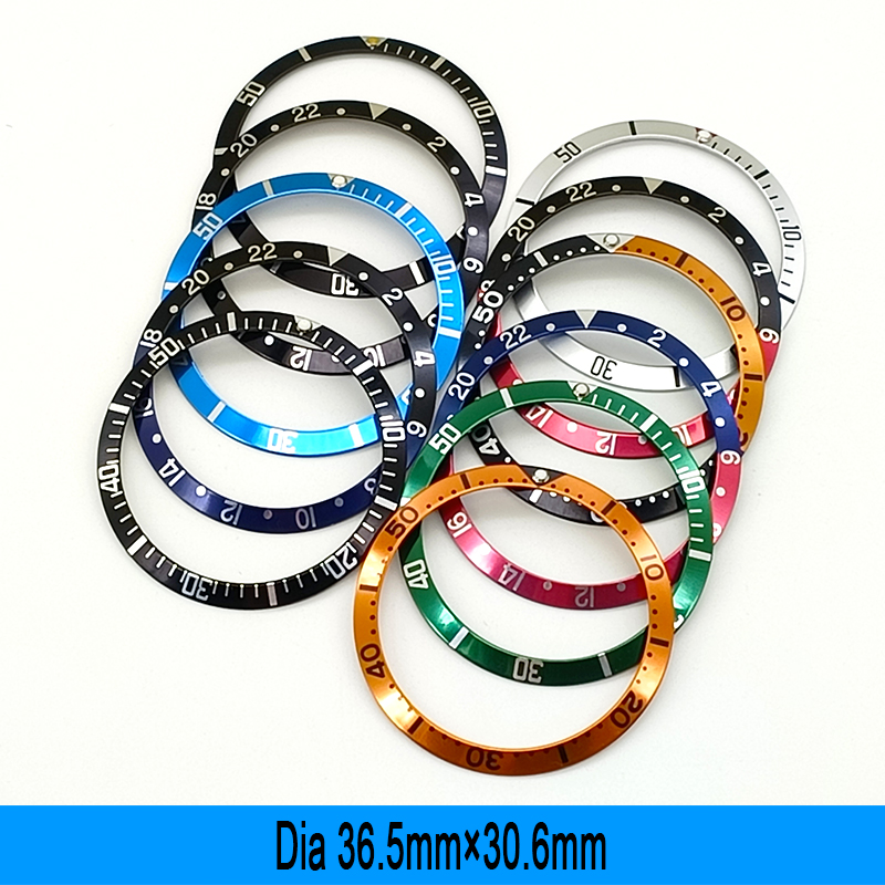 Watch Bezel Insert - 36.5mm * 30.6mm Kasa Halkası Alüminyum