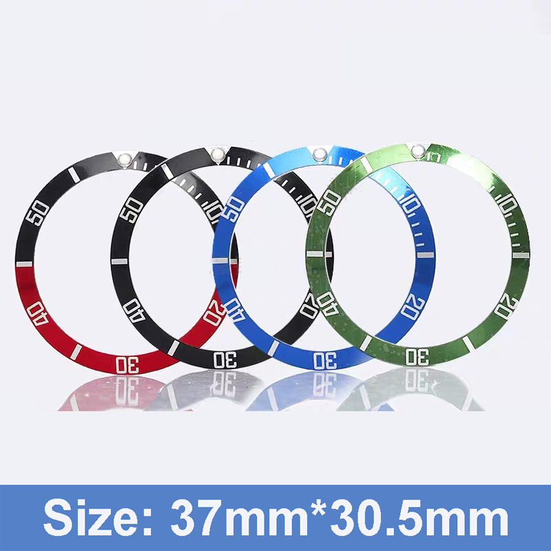 Watch Bezel Insert - 37*30.5mm İzle Yüzü Alüminyum Döngü Çerçeve