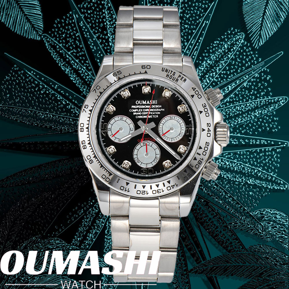 Watch Bezel Insert - Lüks VK63 SAAT 39mm kuvars Kronograf