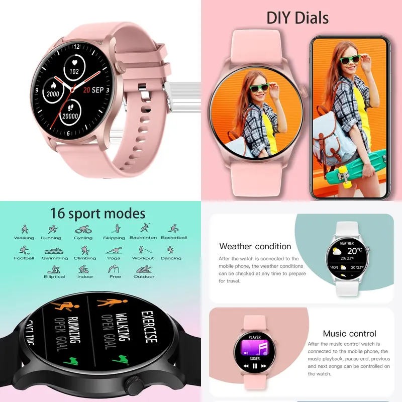 Smartwatch I Watches - SENBONO MAX8 Erkekler Akıllı Saat Kadınlar