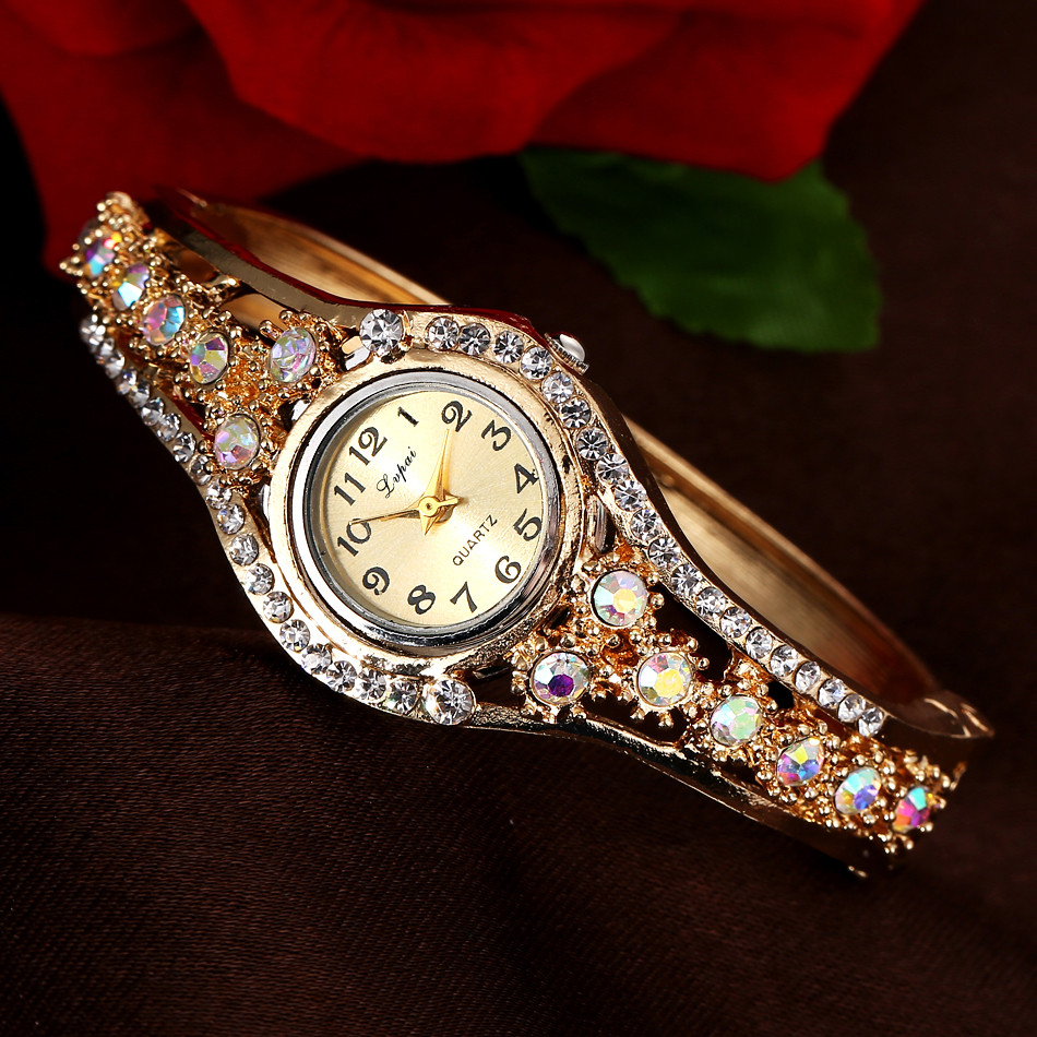 Watch Bezel Insert - Kadın Lüks Renkli Elmas Çerçeve Zarif