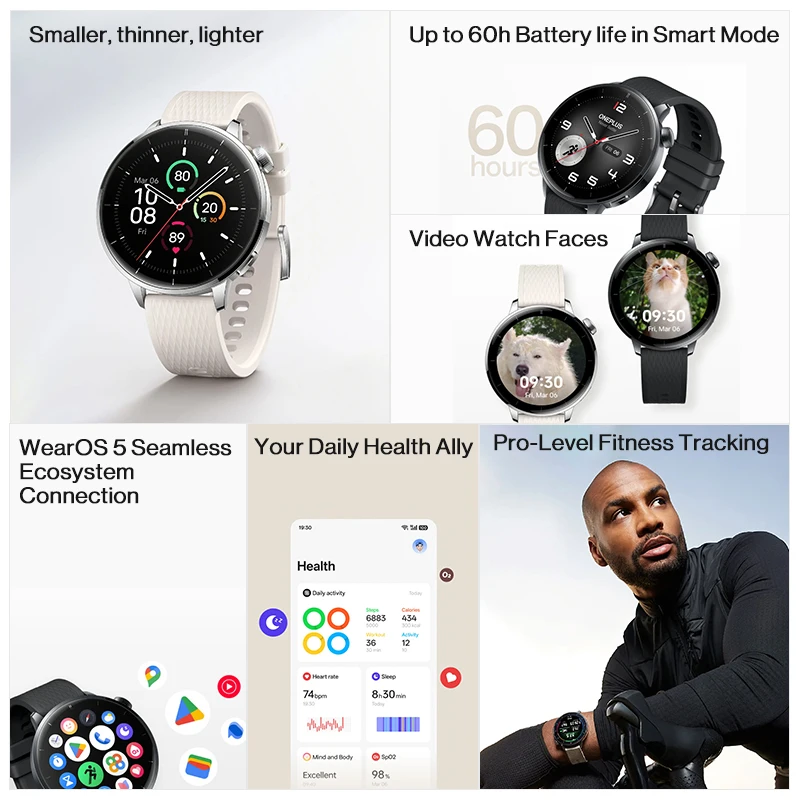 Küresel Sürüm OnePlus Watch 3  - Heart Rate Gps Watch incelemesi ve fiyatı
