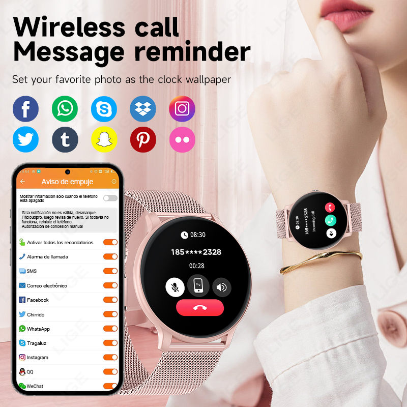 2026 yeni kadın Bluetooth çağr - Watches Ladies Smartwatch incelemesi ve fiyatı