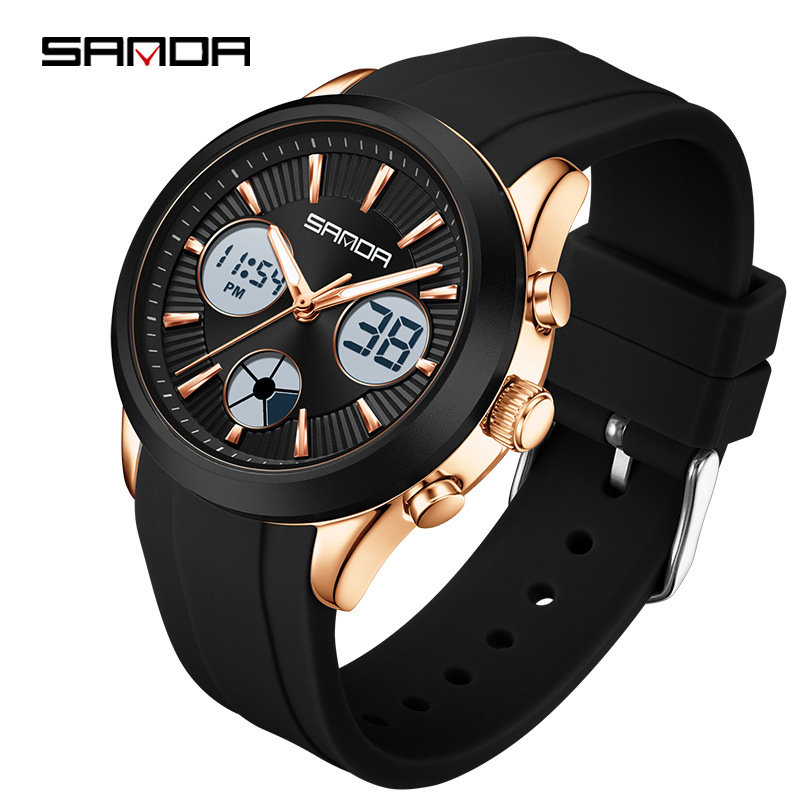 SANDA elektronik saat ışıklı 3 - Watches Ladies Smartwatch incelemesi ve fiyatı