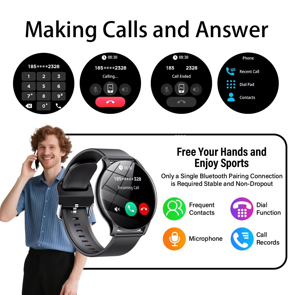 2025 Yeni Akıllı Saat Kalp Atı - Watches Ladies Smartwatch incelemesi ve fiyatı