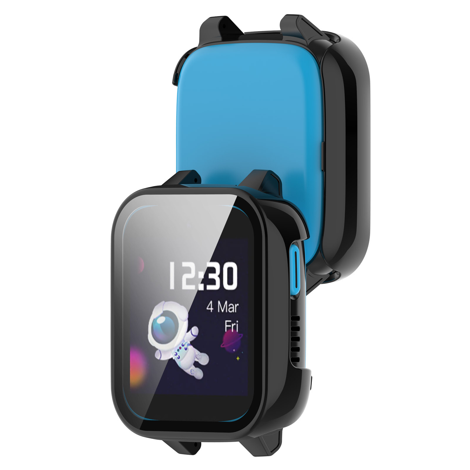 Sert kenar kabuk cam ekran kor - Smartwatch Watches For Children incelemesi ve fiyatı