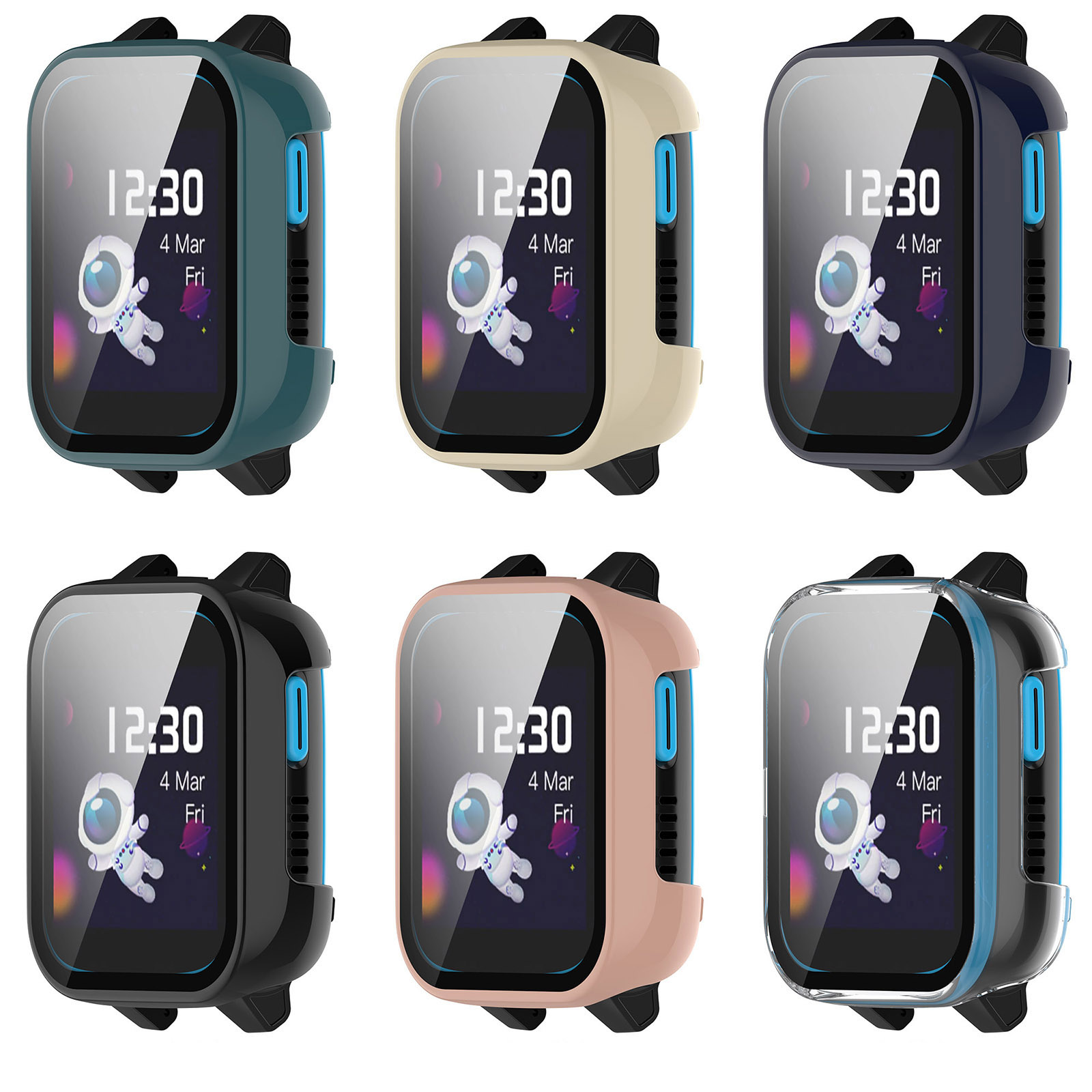 Sert kenar kabuk cam ekran kor - Smartwatch Watches For Children incelemesi ve fiyatı