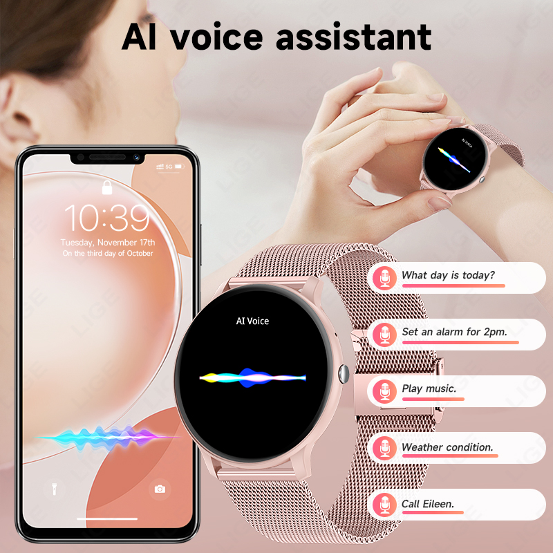 LIGE Su Geçirmez Kadın Akıllı  - Watches Ladies Smartwatch incelemesi ve fiyatı