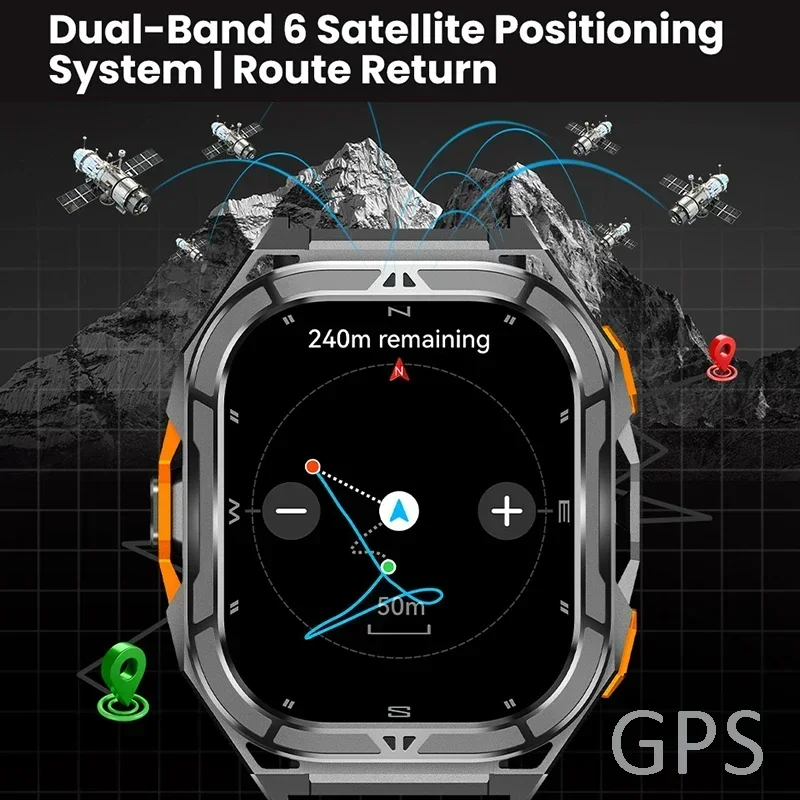 Lüks AMOLED Akıllı Saat Gerçek - Heart Rate Gps Watch incelemesi ve fiyatı