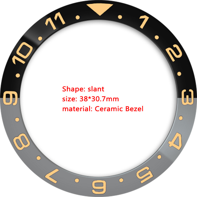 Seramik 38mmx30.7mm GMT Saat B - Watch Bezel Insert incelemesi ve fiyatı